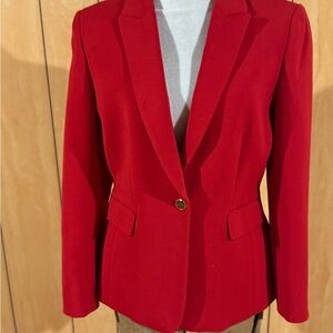 Elegant Tahari by ASL Red Women's Blazer